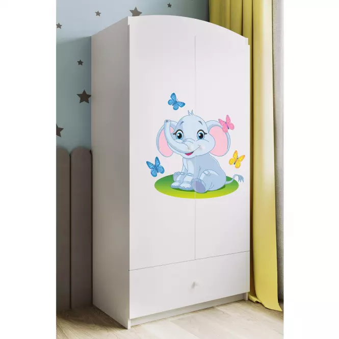 Skriňa Babydreams Biely – Slon,6