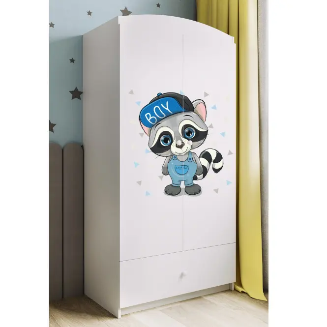 Skriňa Babydreams biela – Medvedík čistotný,6