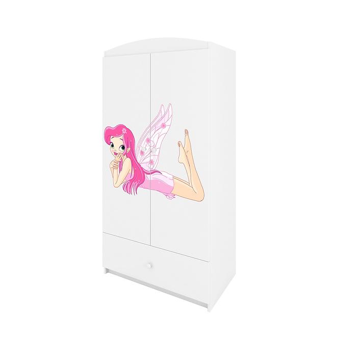 Skriňa Babydreams Biely – Víla 1,4
