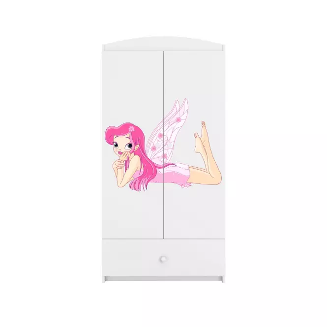 Skriňa Babydreams Biely – Víla 1,5