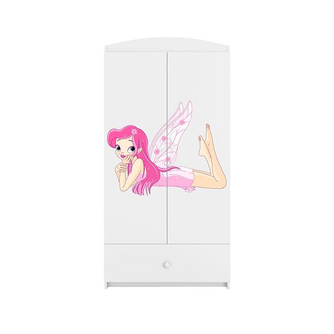 Skriňa Babydreams Biely – Víla 1,5