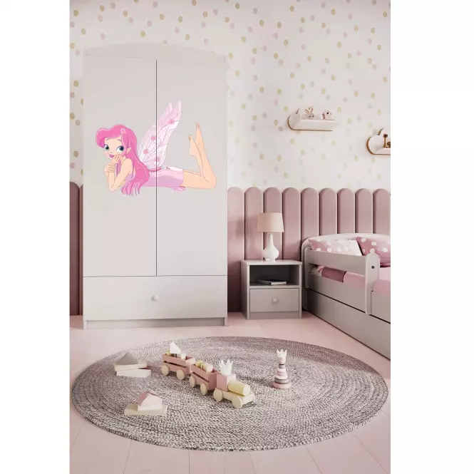 Skriňa Babydreams Biely – Víla 1,6