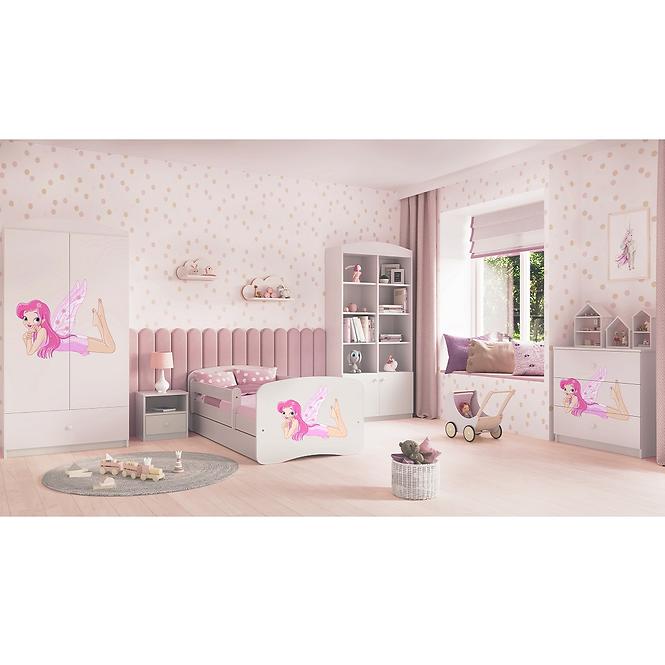 Skriňa Babydreams Biely – Víla 1,7