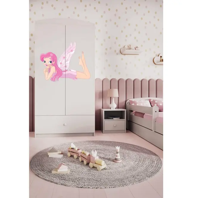Skriňa Babydreams Biely – Víla 2,6