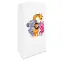 Skriňa Babydreams Zoo 90 cm – biela, dvojdverová, zásuvka