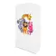 Skriňa Babydreams Zoo 90 cm – biela, dvojdverová, zásuvka,4