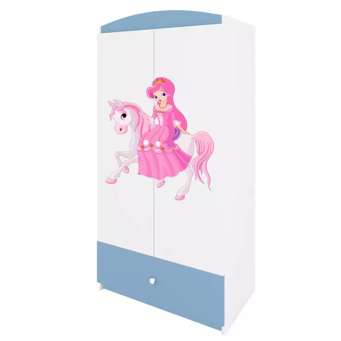 Skriňa Babydreams Modrá – Princezná 1,4