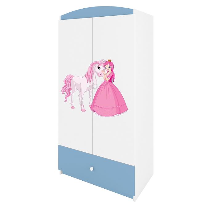 Skriňa Babydreams Modrá – Princezná 2
