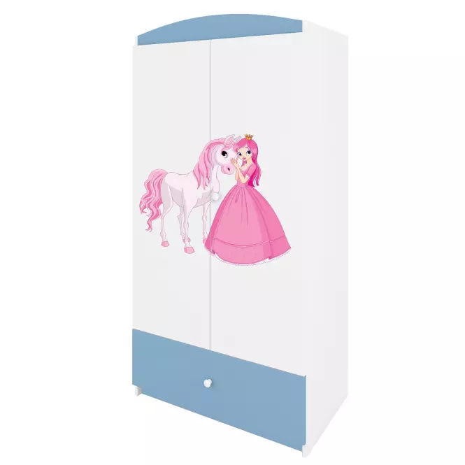 Skriňa Babydreams Modrá – Princezná 2,5