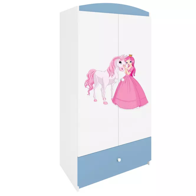 Skriňa Babydreams Modrá – Princezná 2
