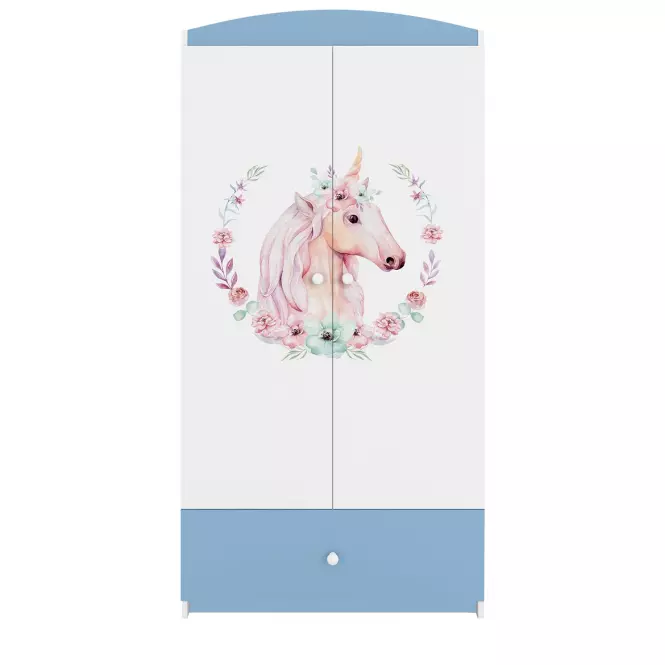 Skriňa Babydreams modrá – Kôň,4