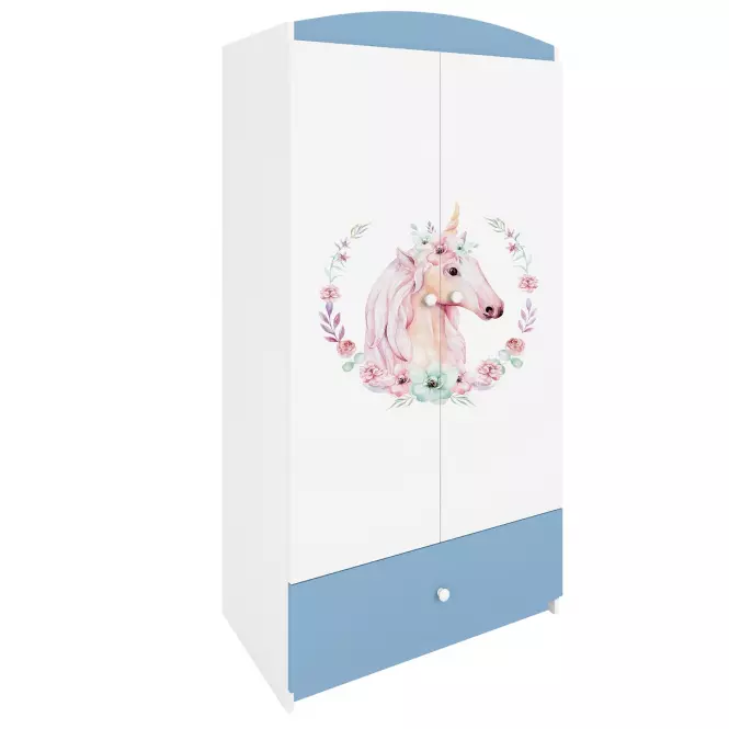 Skriňa Babydreams modrá – Kôň