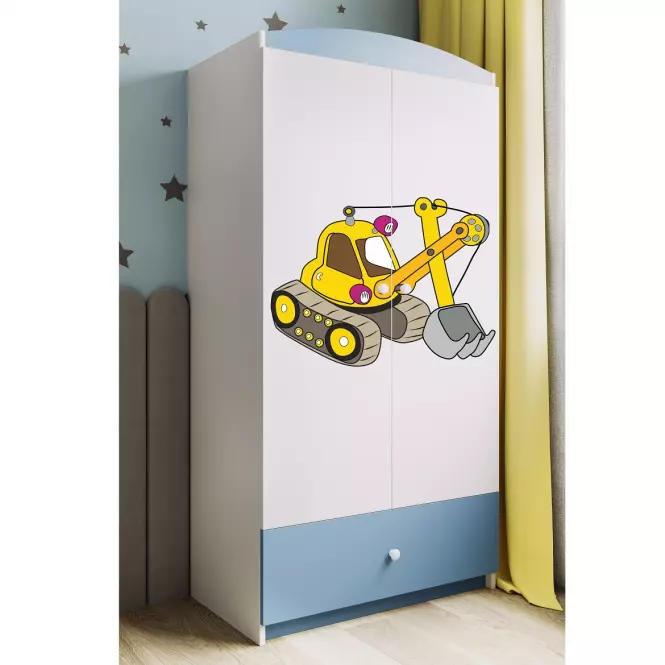 Skriňa Babydreams Modrá – Rýpadlo