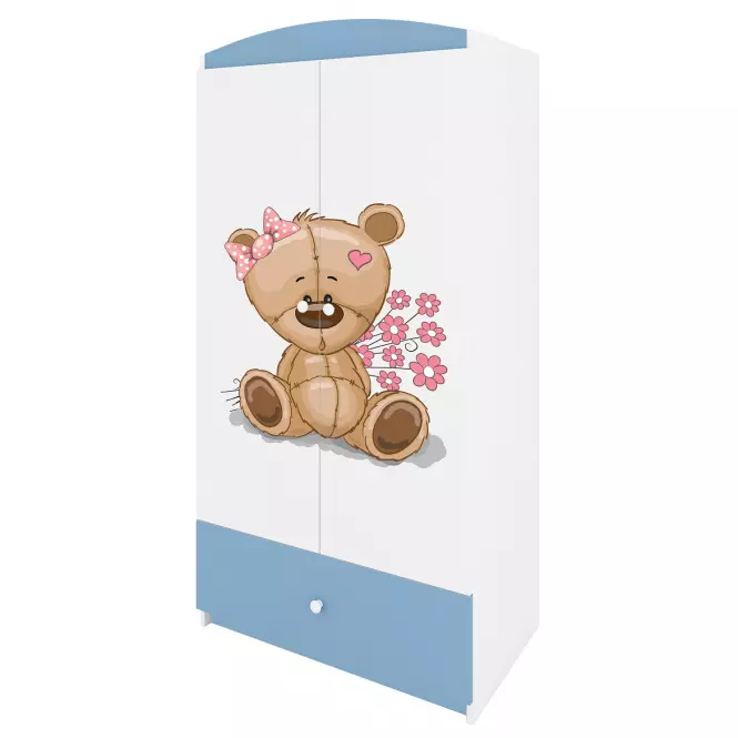 Skriňa Babydreams Modrá – Medveď Kvety