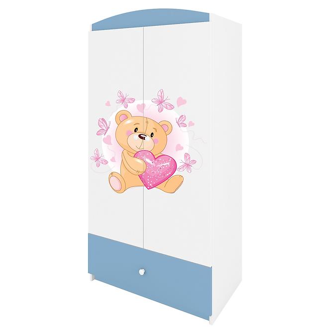 Skriňa Babydreams Modrá – Medveď Botterfly