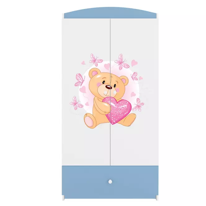 Skriňa Babydreams Modrá – Medveď Botterfly