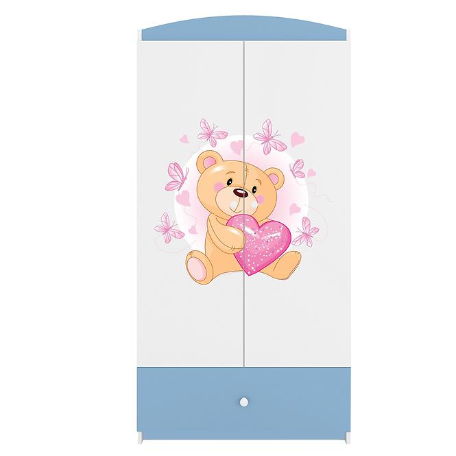Skriňa Babydreams Modrá – Medveď Botterfly
