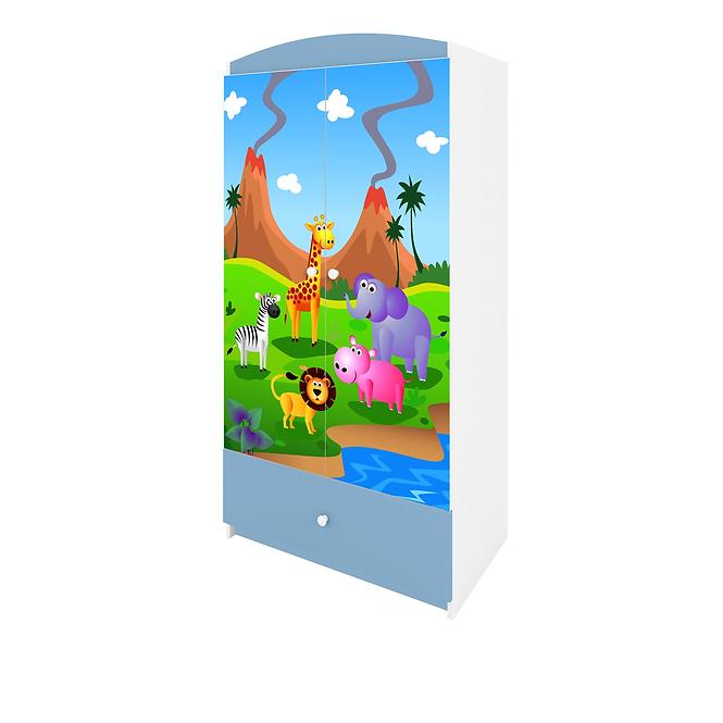 Skriňa Babydreams Modrá – Safari