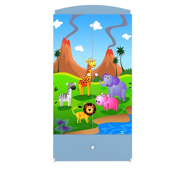 Skriňa Babydreams Modrá – Safari