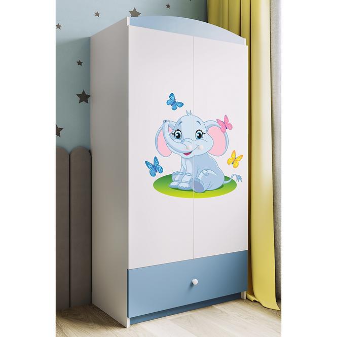 Skriňa Babydreams Modrá – Slon