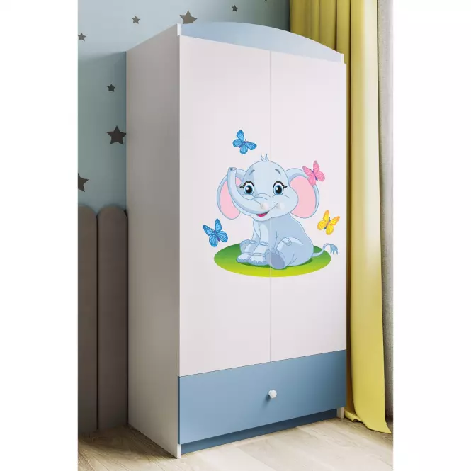 Skriňa Babydreams Modrá – Slon,5