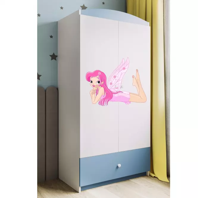 Skriňa Babydreams Modrá – Víla 2,6