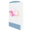 Skriňa Babydreams Víla 2 90 cm – biela/modrá, dvojdverová, zásuvka,4