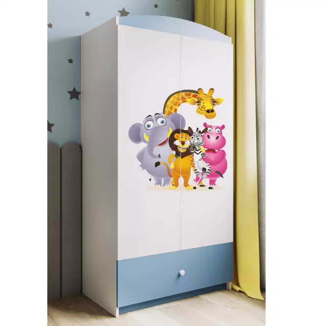 Skriňa Babydreams Modrá – Zoo