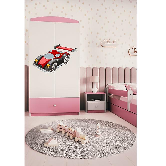 Skriňa Babydreams Ružová – Auto