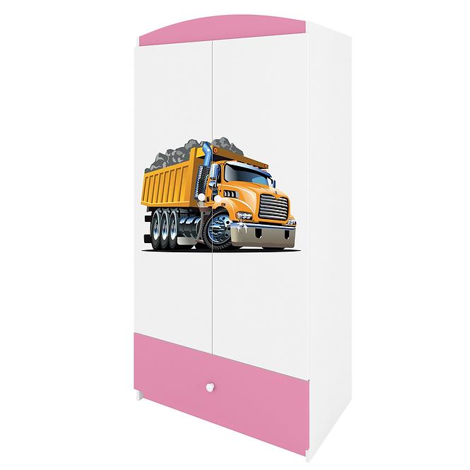 Skriňa Babydreams Ružová – Truck