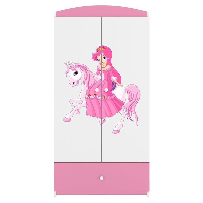 Skriňa Babydreams Ružová – Princezná 1