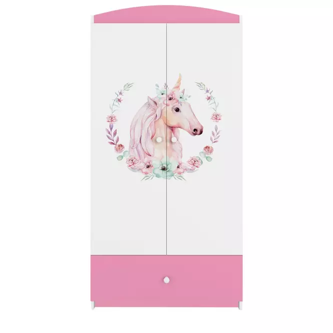 Skriňa Babydreams ružová – Kôň,4