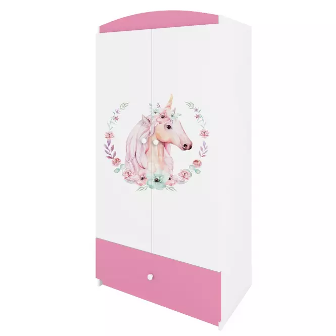 Skriňa Babydreams ružová – Kôň,5