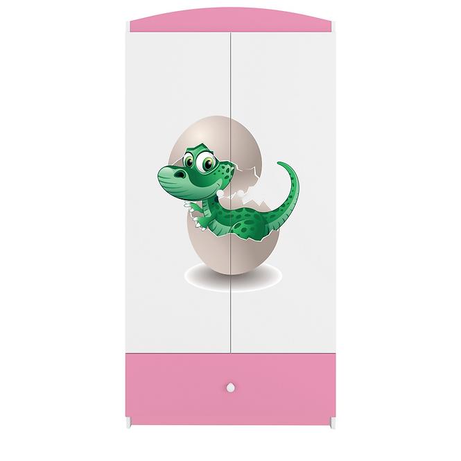 Skriňa Babydreams Ružová – Dino