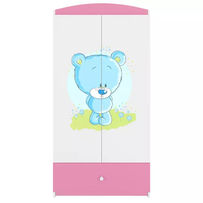 Skriňa Babydreams Ružová – Medveď Modrá
