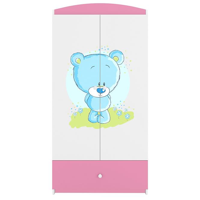 Skriňa Babydreams Ružová – Medveď Modrá,5