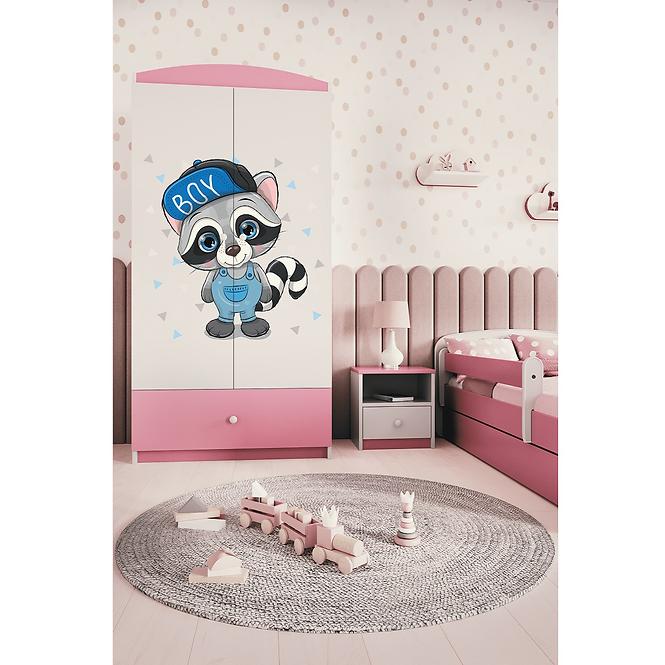 Skriňa Babydreams Ružová – Medvedík Čistotný