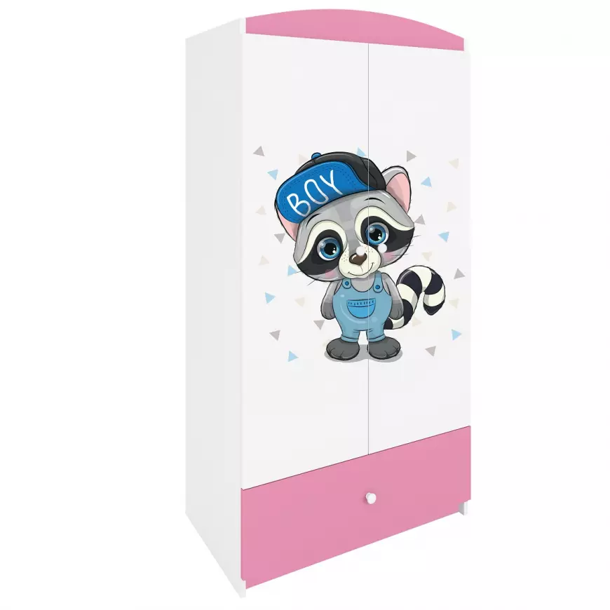 Skriňa Babydreams ružová – Medvedík čistotný