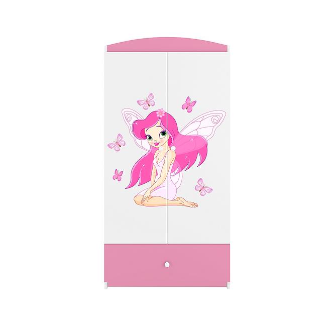Skriňa Babydreams Ružová – Víla 1