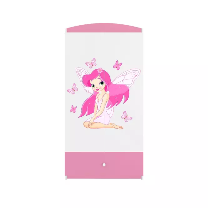 Skriňa Babydreams Ružová – Víla 1,4