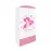 Skriňa Babydreams Víla 1 90 cm – biela/ružová, dvojdverová, zásuvka