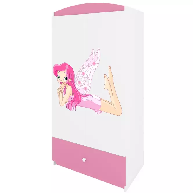 Skriňa Babydreams Ružová – Víla 2,4