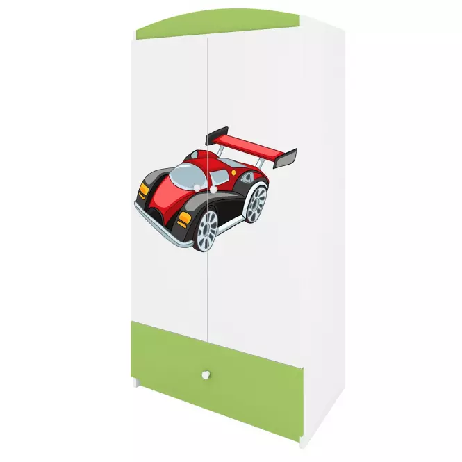 Skriňa Babydreams Zelená – Auto