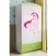 Skriňa Babydreams Jednorožec 90 cm – biela/zelená, dvojdverová, zásuvka,6