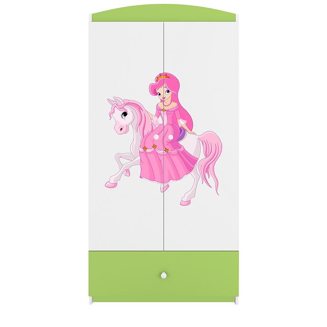 Skriňa Babydreams Zelená – Princezná 1
