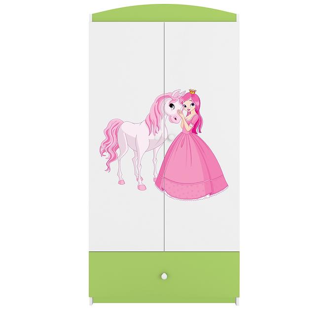 Skriňa Babydreams Zelená – Princezná 2