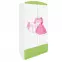 Skriňa Babydreams Zelená – Princezná 2