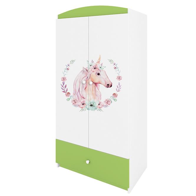 Skriňa Babydreams Zelená – Horse,4