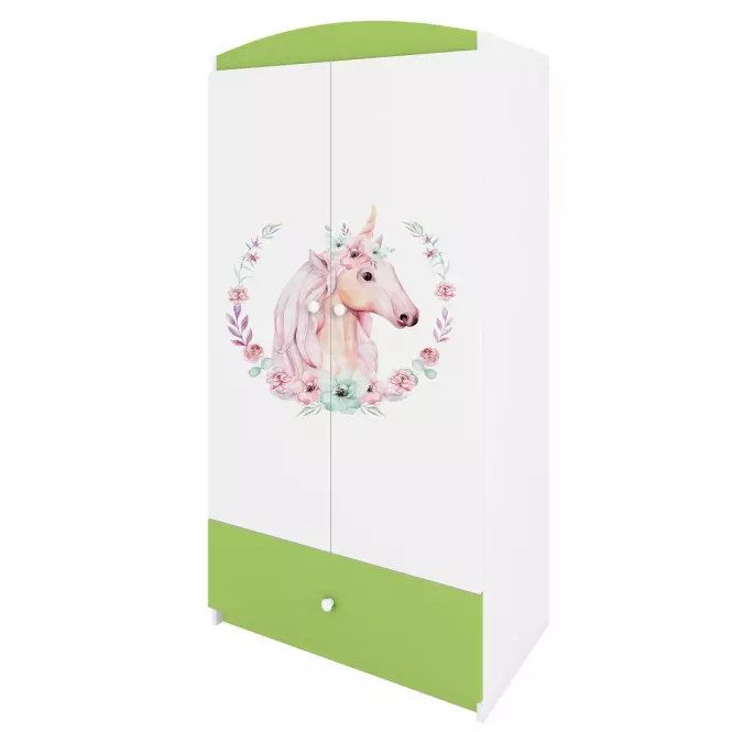Skriňa Babydreams zelená – Kôň,4