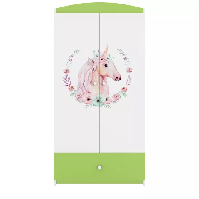 Skriňa Babydreams zelená – Kôň,5